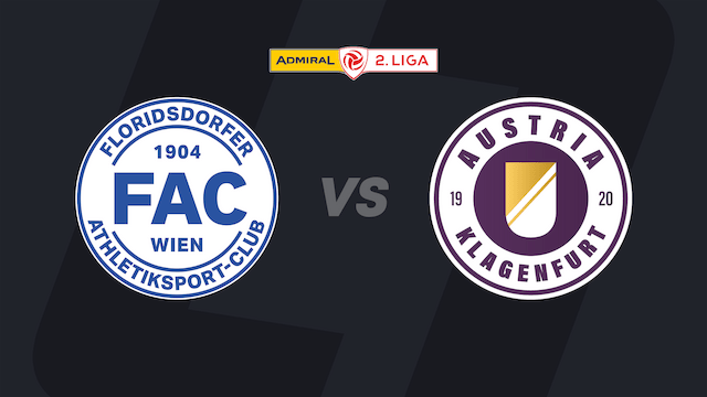 2. Liga heute im LIVE-Stream: FAC Wien - Austria Klagenfurt