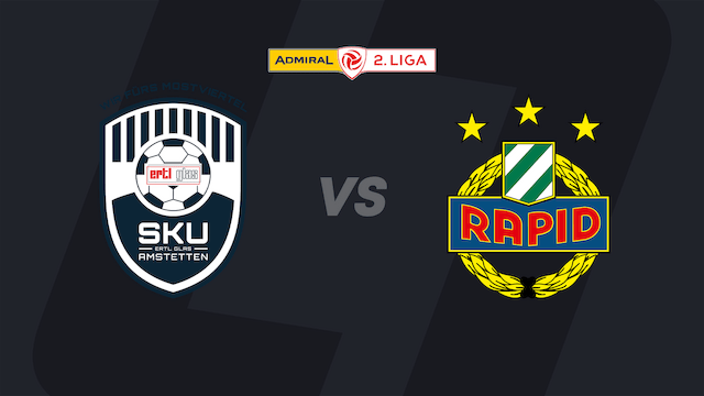 2. Liga heute im LIVE-Stream: SKU Amstetten - SK Rapid II