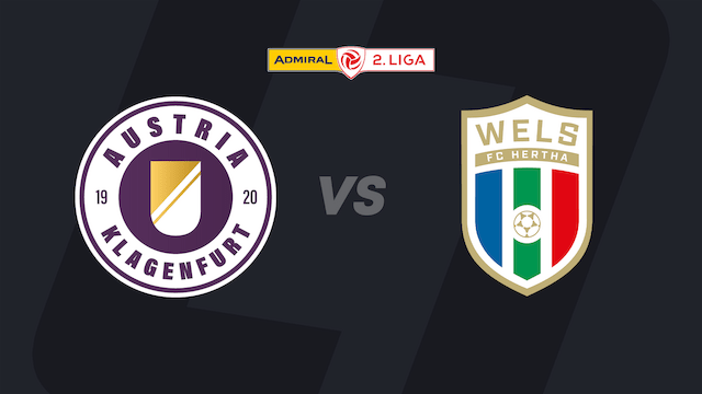 2. Liga im LIVE-Stream: Austria Klagenfurt - Hertha Wels