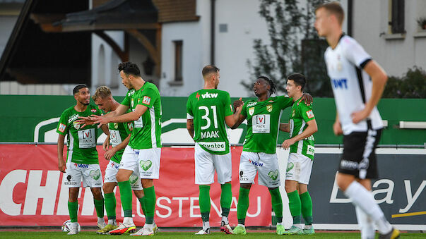 2. Liga: Lustenau-Kantersieg gegen FC Juniors
