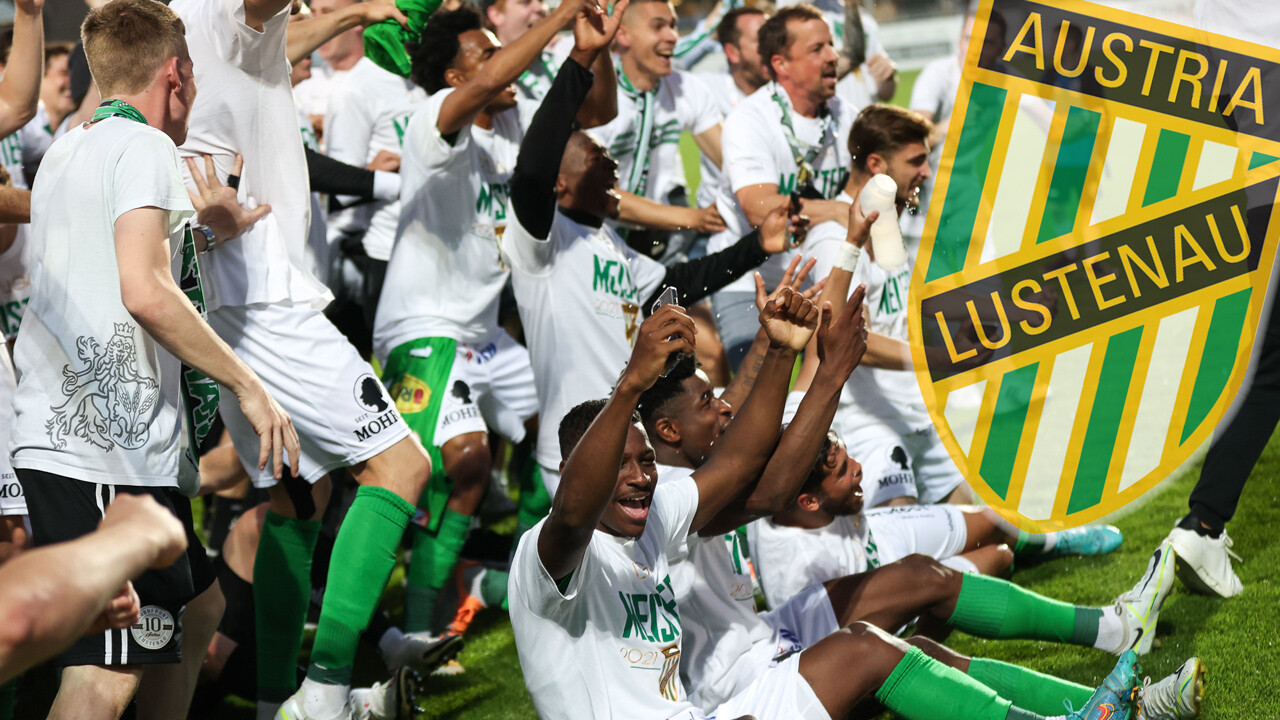Lustenau football celebration Lustenau's Path: The "Finale Dahoam"
