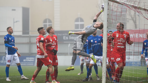 Blau-Weiß Linz patzt bei Vorwärts Steyr