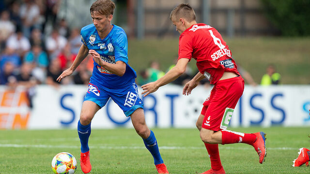 Tor gegen GAK: Rapid-Talent Elias Felber zeigt auf