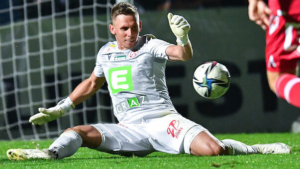 Lange Pause für GAK-Goalie Christoph Nicht