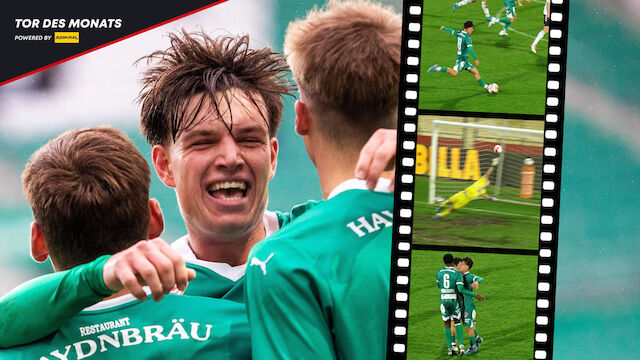 Rapid-Talent erzielt das Tor des Monats in LigaZwa