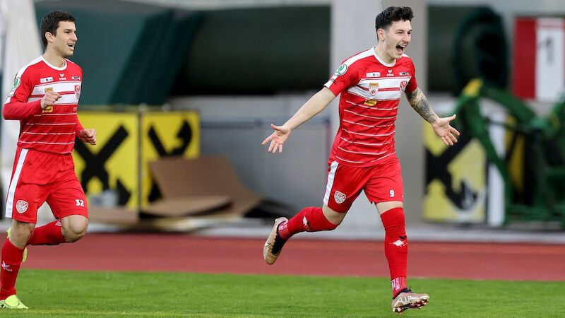Platz 8 : Mark Grosse, KSV 1919/SV Ried - 16 Tore, 143 Minuten/Tor