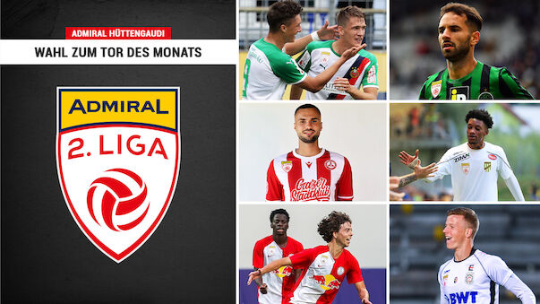 ADMIRAL 2. Liga: Wahl zum Tor des Monats August