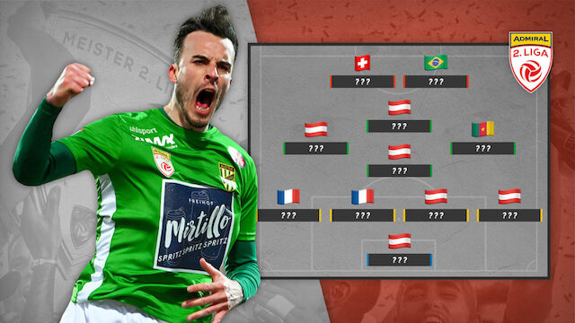 2. Liga: Das LAOLA1-Team der Saison 2021/22