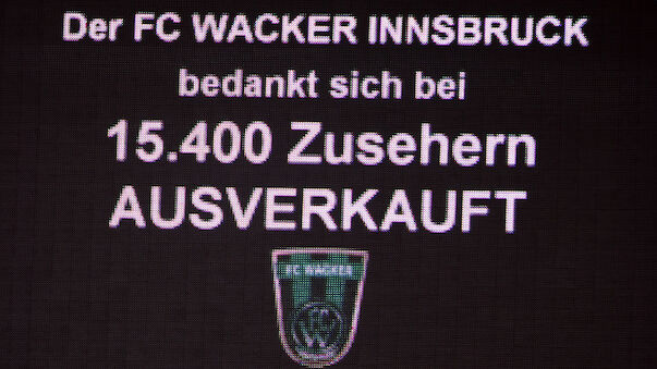 Erster Ausverkauf seit 2010! Volles Stadion bei Wacker-Rapid