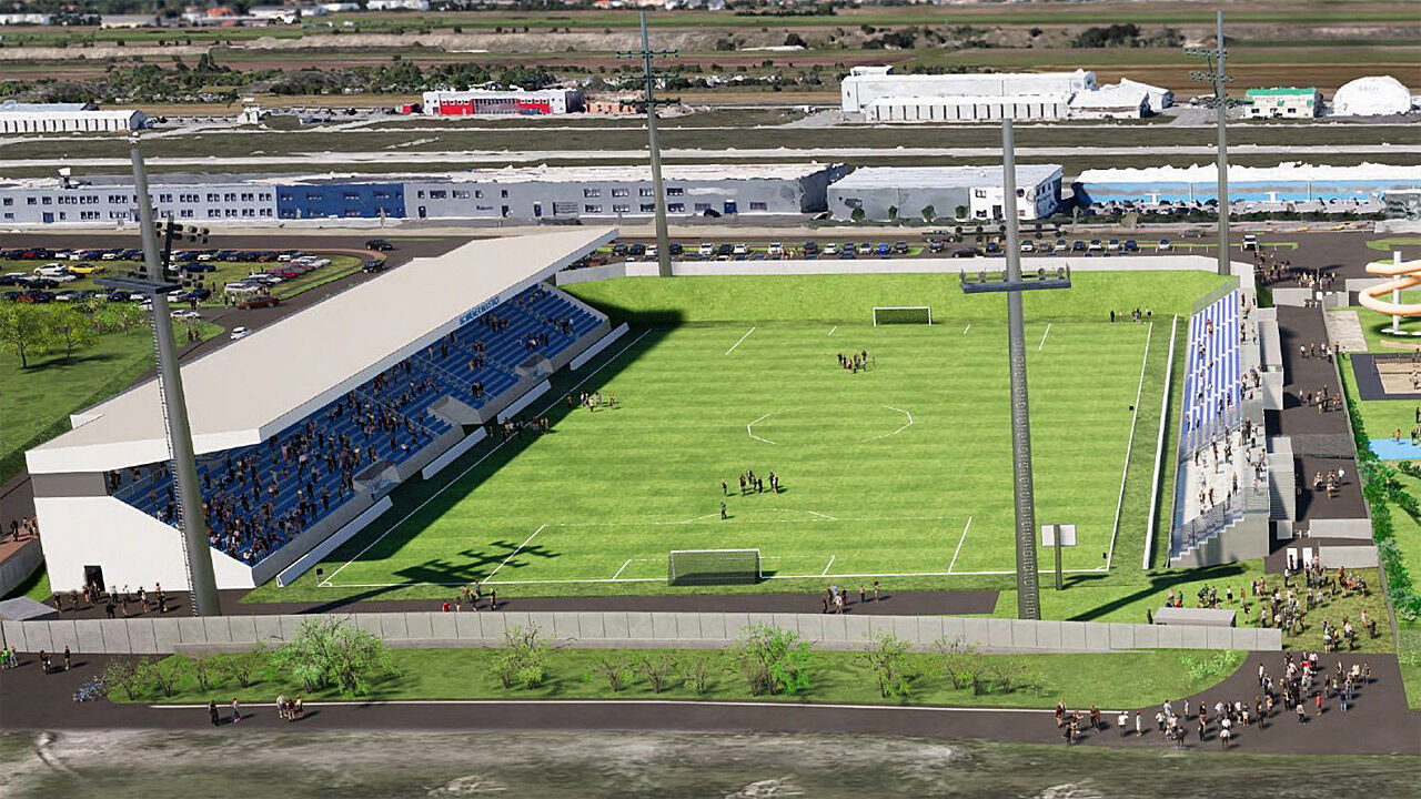 So soll das neue Stadion in Wiener Neustadt aussehen ...
