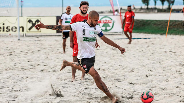 Beach Soccer: Gegen Österreich waren die Gegner am Sand
