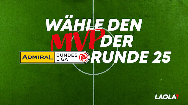 Wähle den MVP der 25. Bundesliga-Runde