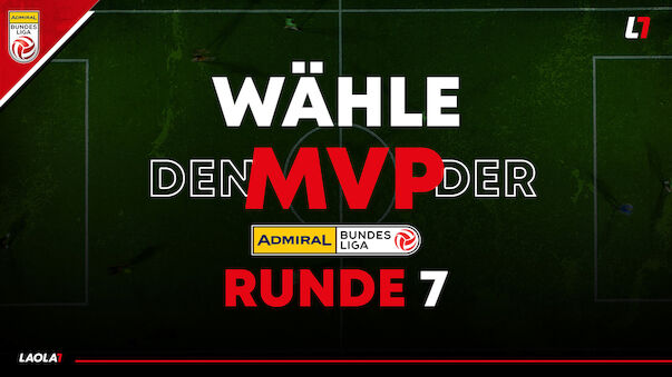 Wähle den MVP der 7. Runde der Bundesliga