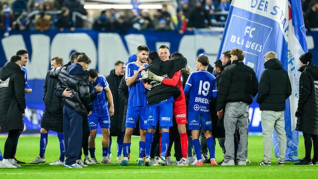 Blau-Weiß überwintert vor dem LASK: "Unglaublicher Moment"