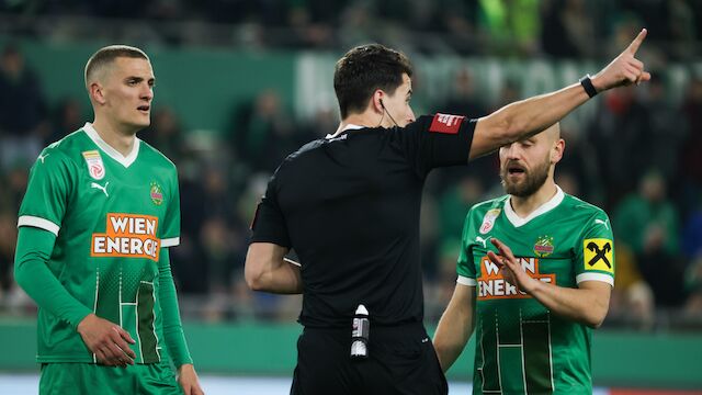 VAR-Rückblick: Cvetkovic-Rote für Rapid war richtig