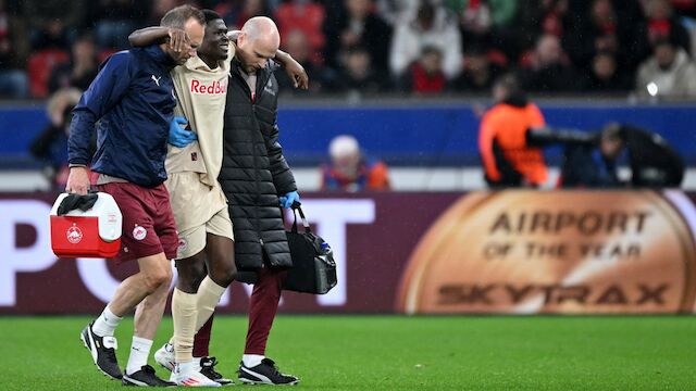 Diagnose da! Salzburg-Torjäger erleidet Kreuzbandriss