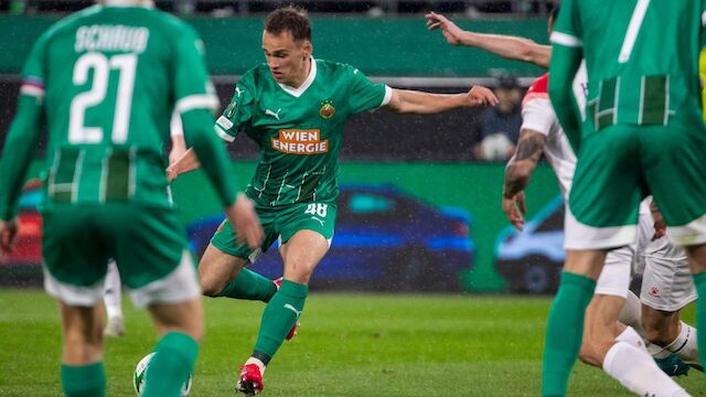 SK Rapid: Stürmer fällt aus - Neuzugang endlich vor Debüt