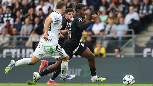 Eigentor in der Nachspielzeit! Sturm gewinnt Steirer-Duell
