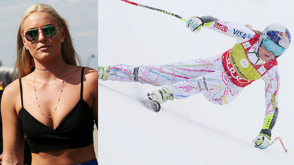Lindsey Vonn steht wieder auf Ski