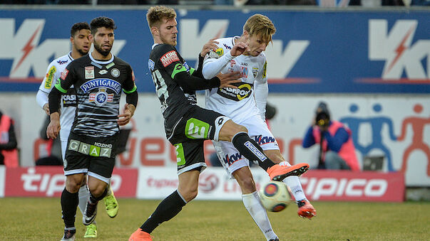 Schick rettet Sturm ein 2:2 in Altach