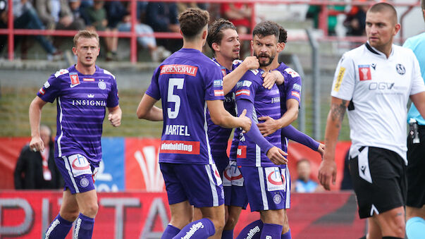 Austria Wien nimmt Cup-Hürde Spittal