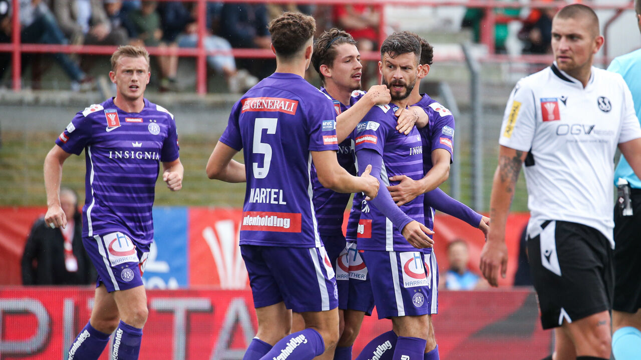 ÖFB Cup: Austria Wien nimmt Cup-Hürde Spittal/Drau