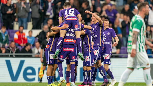 Derbysieg! Austria Wien steht in der Meistergruppe