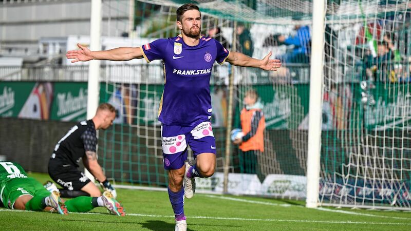 Platz 9: Andreas Gruber, FK Austria Wien - 16 Tore, 152 Minuten/Tor