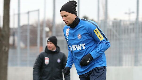 Prominenter Trainingsgast bei Austria Wien