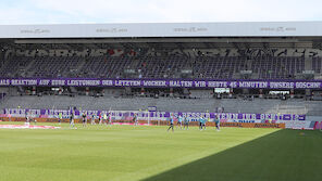 Fan-Boykott bei Austria-Heimspiel