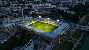 Flutlicht-Test: Beeindruckende Bilder vom Donauparkstadion