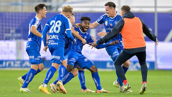 Blau-Weiß Linz feiert gegen den WAC den ersten Heimsieg