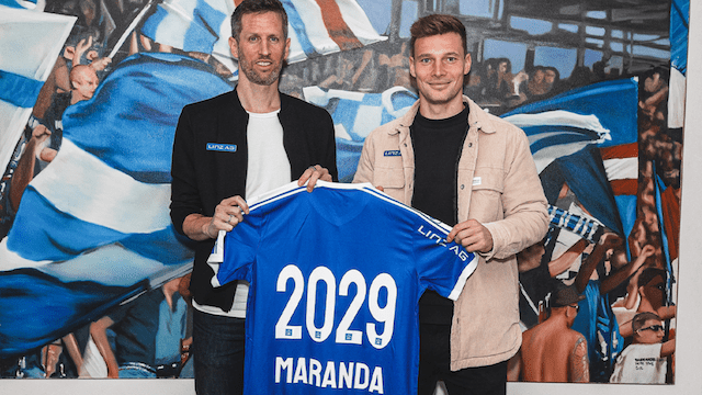 Blau-Weiß Linz verlängert Führungsspieler langfristig