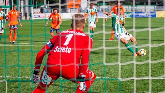 Hartberg-Keeper Swete wütet nach Elfer-Pfiff