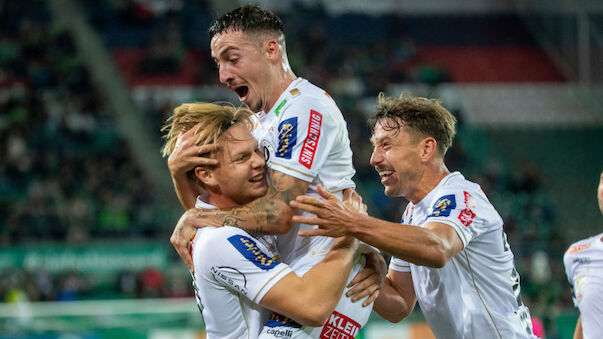 Klagenfurt nach Sieg über Rapid: 
