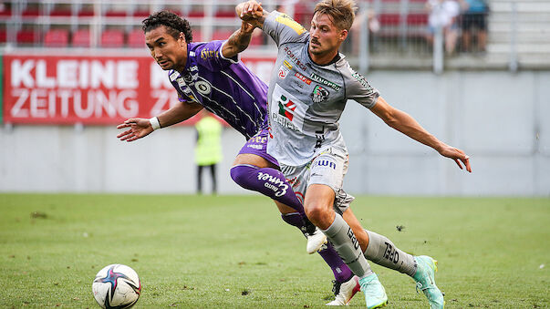 Spätes Klagenfurt-Remis im Derby gegen WAC