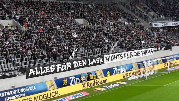 Warnstreik! LASK-Fans protestieren gegen Vereinsführung