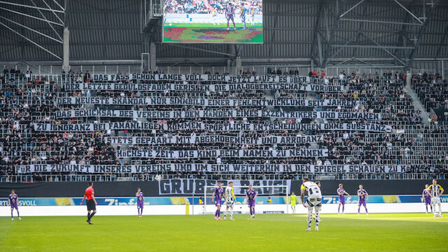 So haben die LASK-Spieler die "Gruber raus"-Aktion erlebt