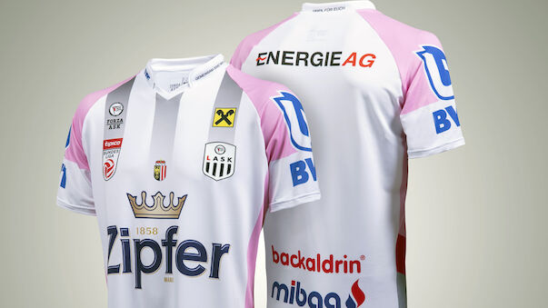 LASK präsentiert neue Trikots
