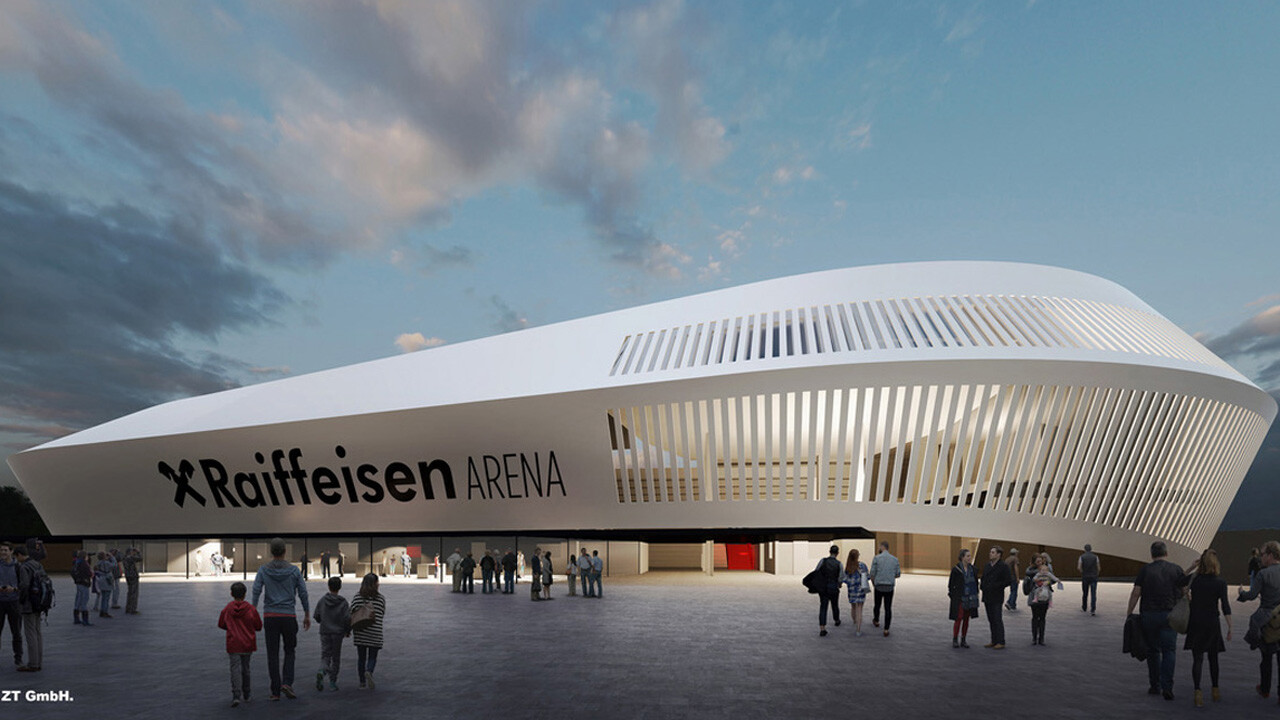 trotzt neuem Stadion Rendering
