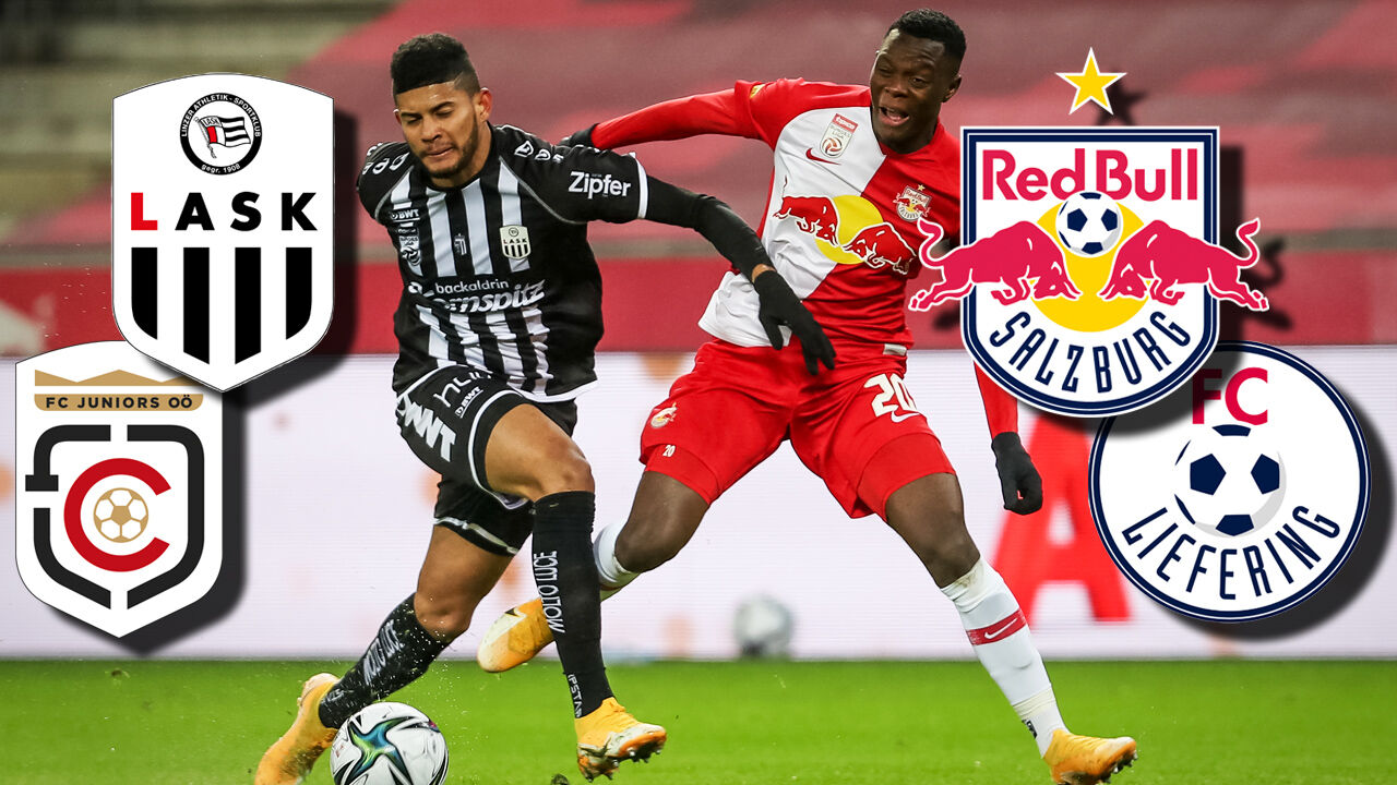 Von U15 bis zu Profis: 6 Duelle LASK-Salzburg am Wochenende ...