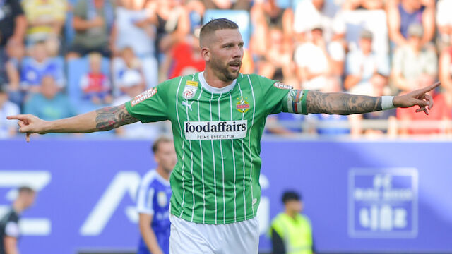 Burgstaller trifft bei Comeback gegen die Vienna doppelt