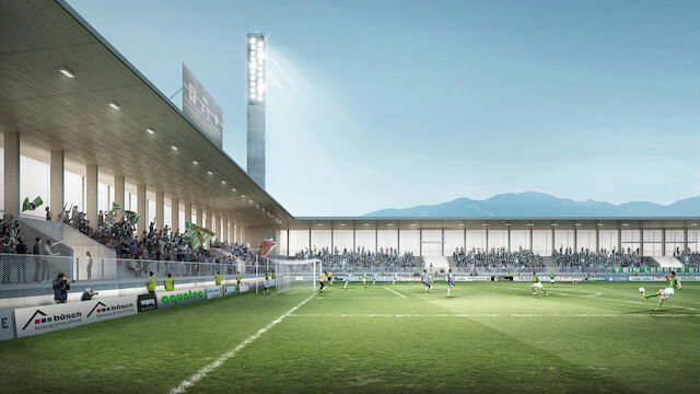 So soll das neue Stadion von Austria Lustenau aussehen