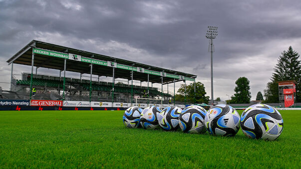 Trainingsgelände von Austria Lustenau überschwemmt