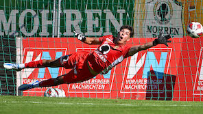 Tormann von Austria Lustenau am Sprung zum SV Horn