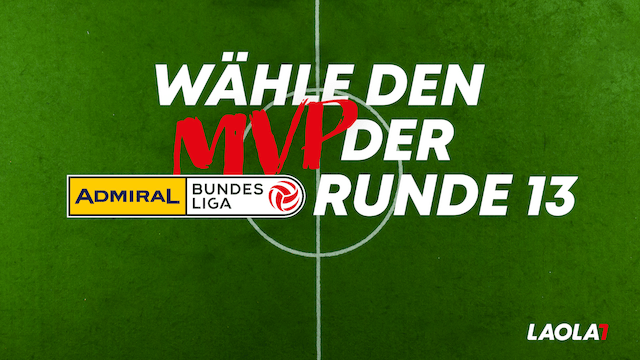 Wähle den MVP der 13. Bundesliga-Runde