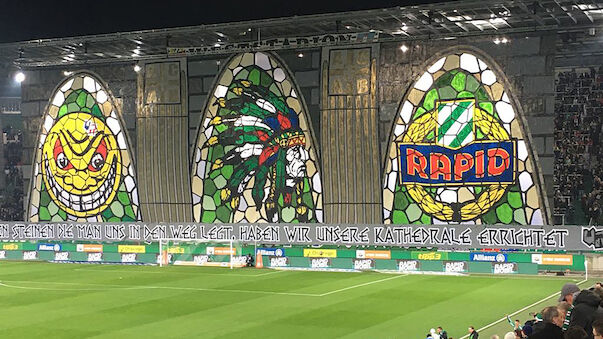 So verabschieden Rapid-Fans Präsident Krammer