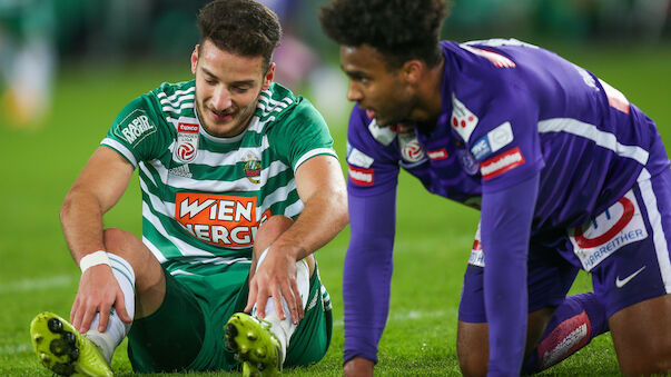 Rapid beißt auf violetten Granit