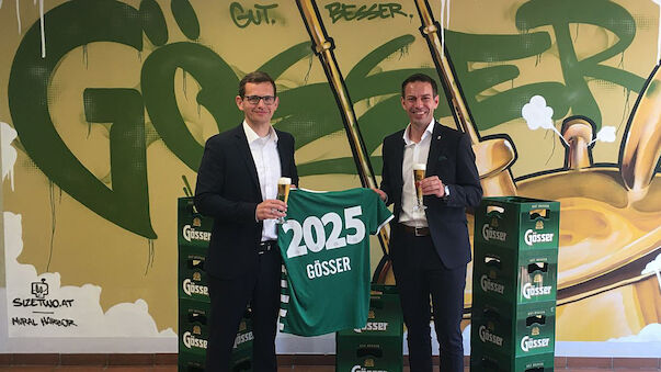 Rapid Wien präsentiert einen neuen Bier-Partner