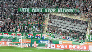 Rapid: Ultras-Protest gegen UEFA in CL-Quali